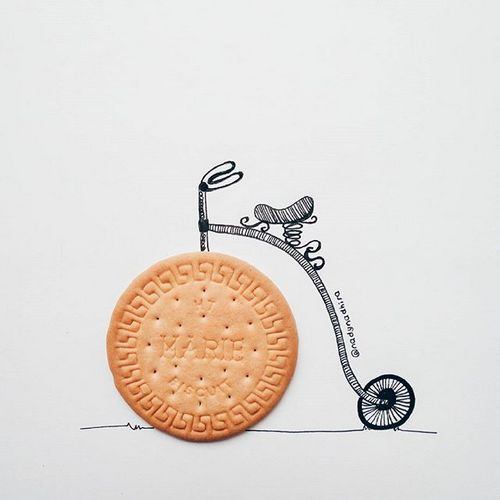 不怕吃货有文化，就怕吃货会画画-千呱资源网