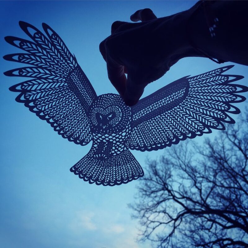 一组精美的剪纸作品-千呱资源网