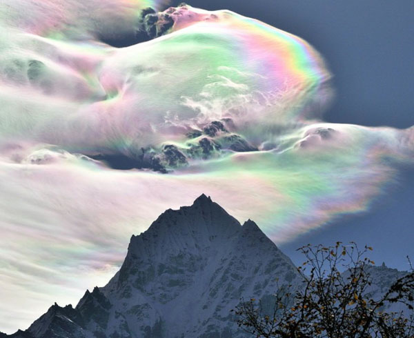 似梦似幻的彩虹云，大饱眼福-千呱博客网